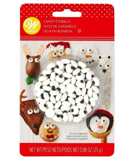 Ojos de Caramelo Comestibles Navidad Wilton