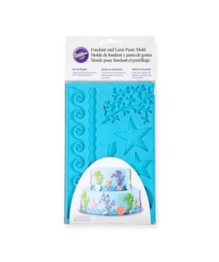 Molde Marino para Fondant o Pasta de Goma