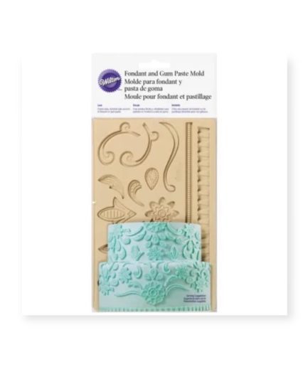 Molde Encajes para Fondant y Pasta de Goma