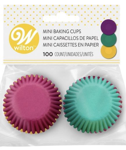 100 Mini Cápsulas Colores 
Magenta Wilton