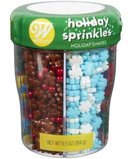 Sprinkles Mix Holiday Shapes Wilton